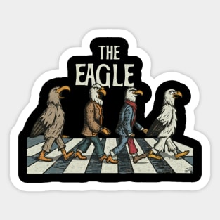 the eagles band retro Sticker